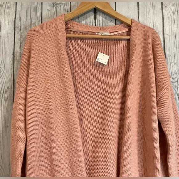 Est 1946 Pink Swiss Dot Open Front Cardigan Size Medium - Picture 6 of 9